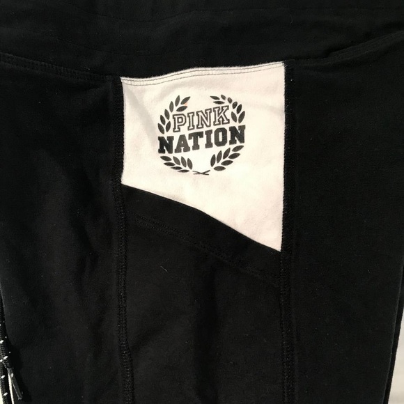 PINK Drawstring Leggings - Picture 5 of 9